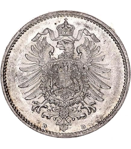 1976 D 5 Mark Silver Coin. Celebrating Hans Jakob Christoffel von